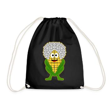 Maïs soufflé au maïs - Sac de sport léger - noir - Devant