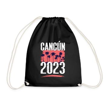 Cancun 2023 - Turnbeutel - Schwarz - Vorne
