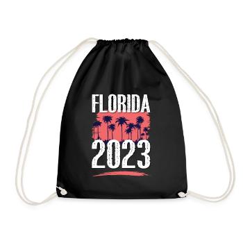 Florida 2023 - Drawstring Bag - black - Front