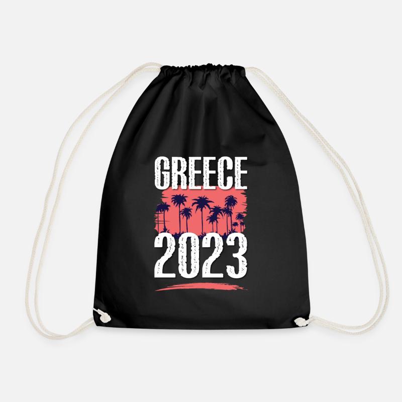 Greece 2023 - Turnbeutel - Schwarz