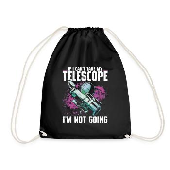Stargazer Poison Cosmology Stargazing - Drawstring Bag - black - Front
