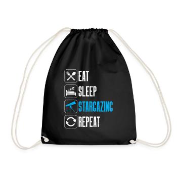 Stargazer Poison Cosmology Stargazing - Drawstring Bag - black - Front