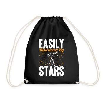 Stargazer Poison Cosmology Stargazing - Drawstring Bag - black - Front