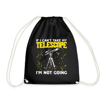 Stargazer Poison Cosmology Stargazing - Drawstring Bag - black - Front