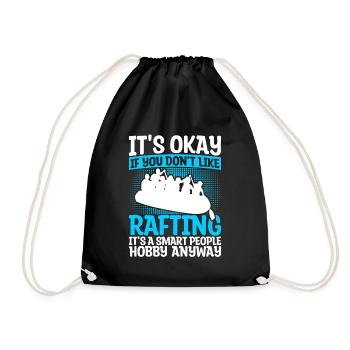 Rafting Raft Cadeau Pagayeur Rafting - Sac de sport léger - noir - Devant
