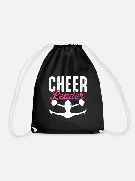 cheerleading cheerleader - Turnbeutel - Schwarz