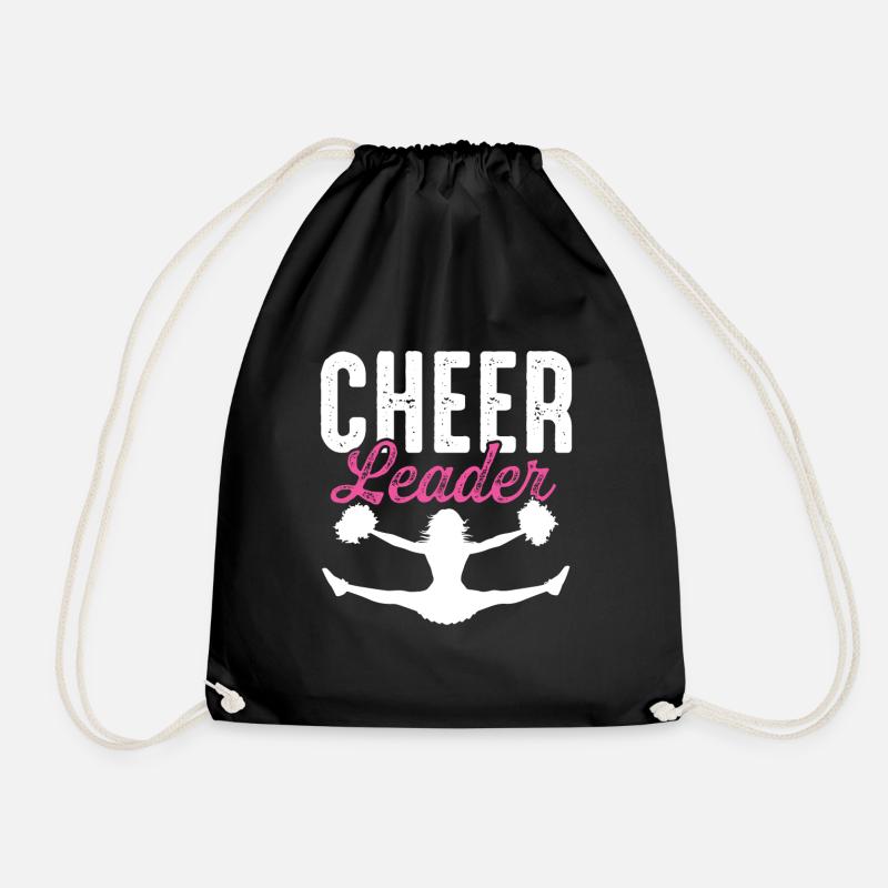 cheerleading cheerleader - Turnbeutel - Schwarz