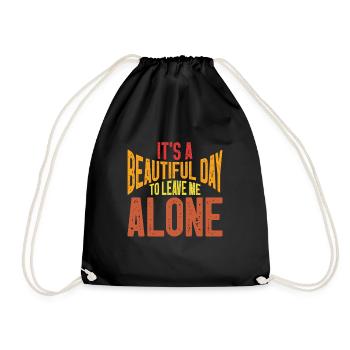 Introverti Cadeau Sarcastique Introverti - Sac de sport léger - noir - Devant