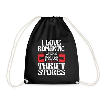 Vente à la ferme Thrifting - Sac de sport léger - noir - Devant
