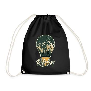 Rhön Hiking Climbing Rhön Mountains - Drawstring Bag - black - Front