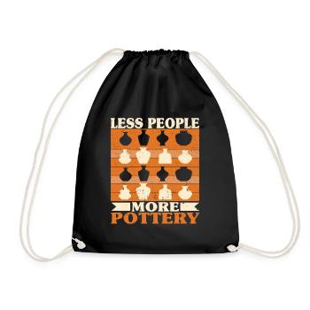 Four en céramique Cermaicist Pot de four en argile céramique - Sac de sport léger - noir - Devant