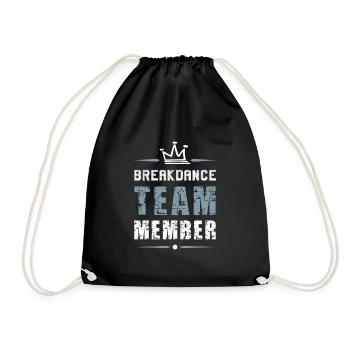 Breakdance Team - Drawstring Bag - black - Front