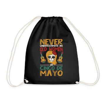 Cinco De Mayo Mexican Party Cinco De Mayo - Drawstring Bag - black - Front
