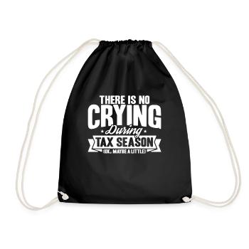 Steuersaison Cpa Buchhalter Geschenk Steuertag - Turnbeutel - Schwarz - Vorne