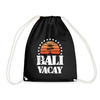 Tourisme Bali - Sac de sport léger - noir - Devant