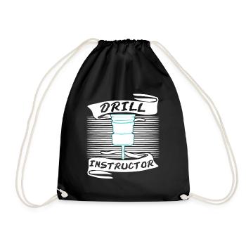 Chipper drill drill - Drawstring Bag - black - Front