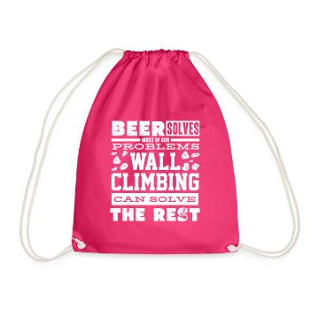 Grimpeurs muraux, grimpeurs de murs - Sac de sport léger - fuchsia - Devant
