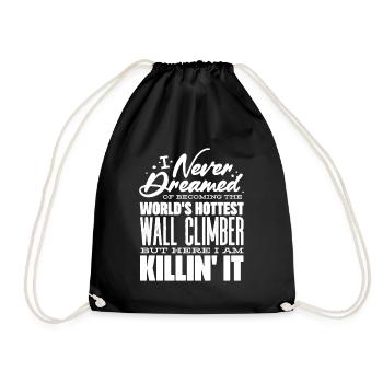 Grimpeurs muraux, grimpeurs de murs - Sac de sport léger - noir - Devant