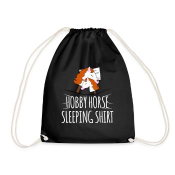Hobby Cheval Dormir Hobby Horsing - Sac de sport léger - noir - Devant