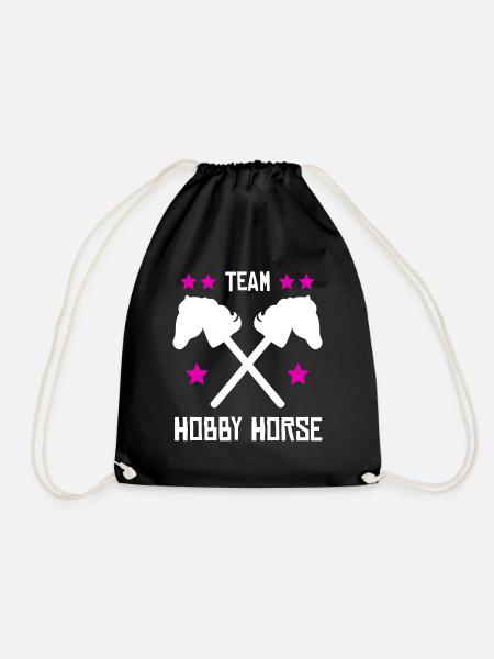 Hobby Horse Team Hobby Horsing - Turnbeutel - Schwarz