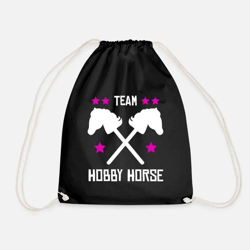 Hobby Horse Team Hobby Horsing - Turnbeutel - Schwarz