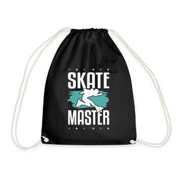 Skate Master - Drawstring Bag - black - Front