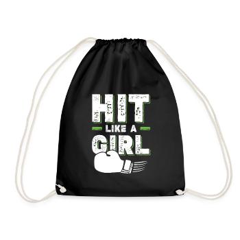 Boxer Girl - Sac de sport léger - noir - Devant
