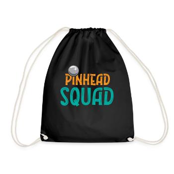 Pinball player - Drawstring Bag - black - Front