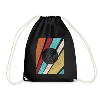 Sport shooter retro Schützenkönig - Sac de sport léger - noir - Devant
