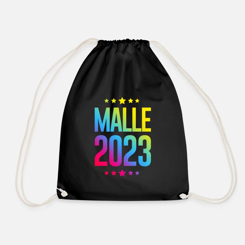 Malle 2023 - Drawstring Bag - black