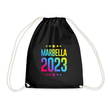 Marbella 2023 - Turnbeutel - Schwarz - Vorne