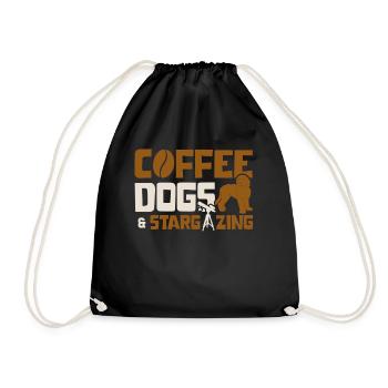 Astrophotography, astronomy, stargazing - Drawstring Bag - black - Front