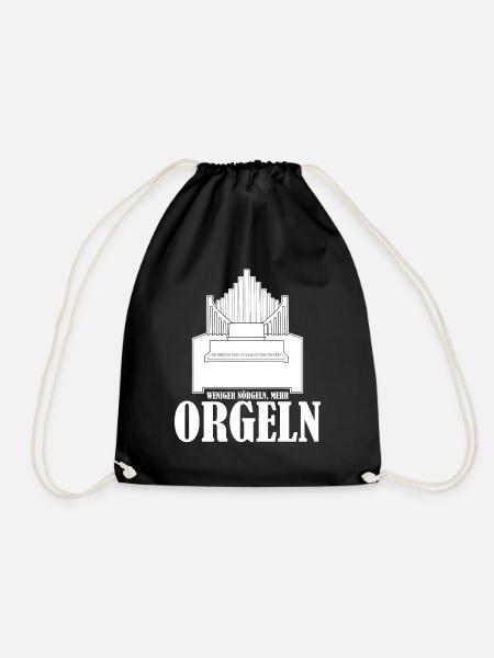 Orgel Orgelspieler Orgelbauer Organist - Turnbeutel - Schwarz