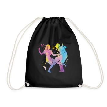 Dancing Swing 60s Boogie Woogie - Drawstring Bag - black - Front