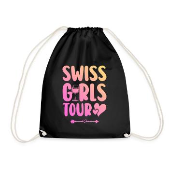 Suisse Fête Équipe Suisse - Sac de sport léger - noir - Devant