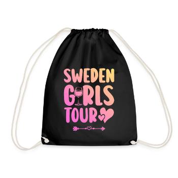 Équipe de Suède - Sac de sport léger - noir - Devant