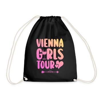 Vienna Party Team Wien - Drawstring Bag - black - Front