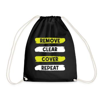 Carreleurs, carreleurs, carreleurs - Sac de sport léger - noir - Devant