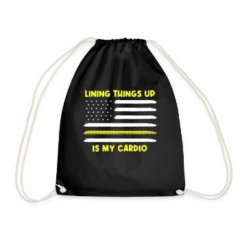 Carreleurs, carreleurs, carreleurs - Sac de sport léger - noir - Devant