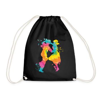 Dancing Swing 60s Boogie Woogie - Drawstring Bag - black - Front