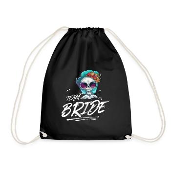 Squelette de mariage Team Bride - Sac de sport léger - noir - Devant