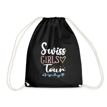 Tour de Suisse pour les filles - Sac de sport léger - noir - Devant