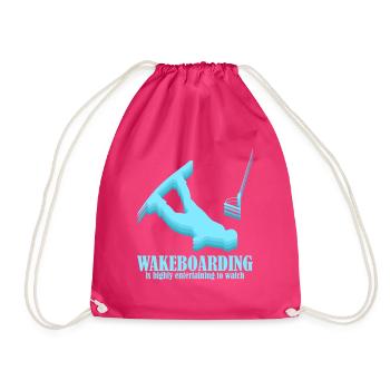 Wakeboarding Wakeboarder Wakeboard - Sac de sport léger - fuchsia - Devant