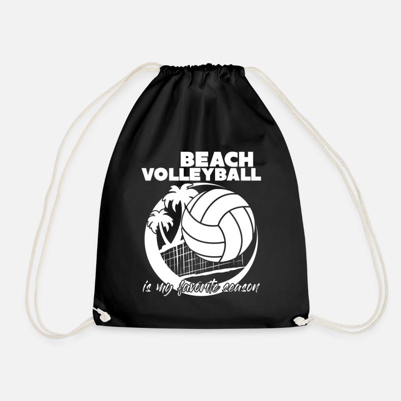 Saison de volleyball de plage - Sac de sport léger - noir