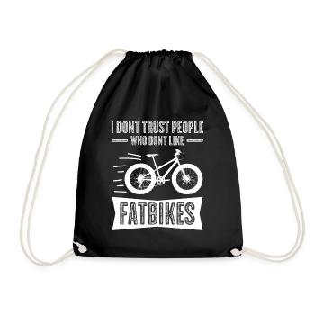 Fatbike Joke Fat Bike - Turnbeutel - Schwarz - Vorne