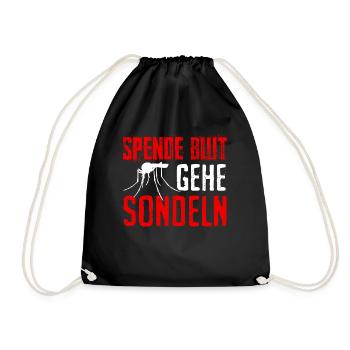 Sondeln Metalldetektor Sondler - Turnbeutel - Schwarz - Vorne