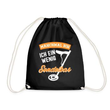 Sondeln Sondler Metalldetektor - Turnbeutel - Schwarz - Vorne