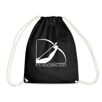 3D Archery Archery Archery - Drawstring Bag - black - Front