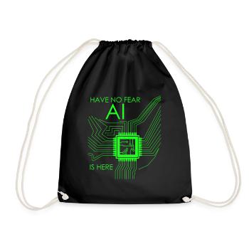 Programmeur d’intelligence artificielle - Sac de sport léger - noir - Devant