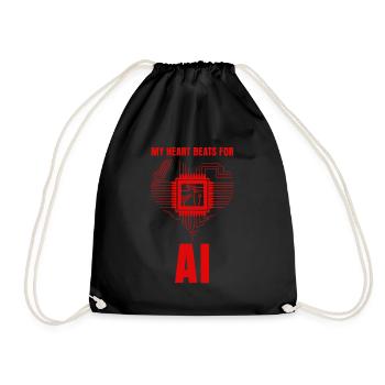 Programmeur administrateur Intelligence artificielle - Sac de sport léger - noir - Devant